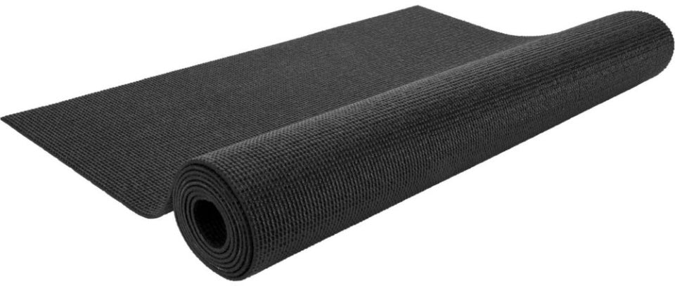 yogamat 172 x 61 cm zwart