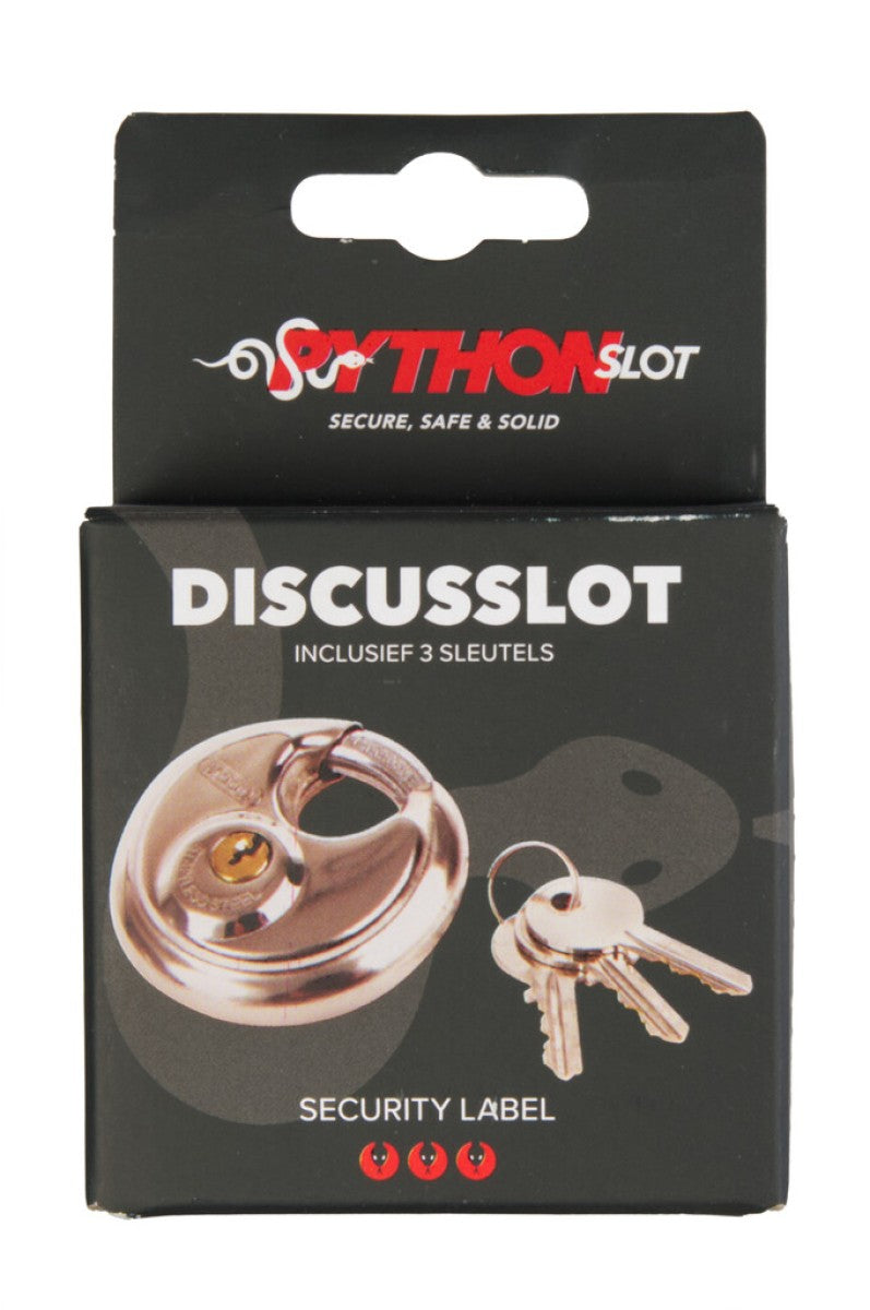 Pythonslot discussielot 10x70mm chroom