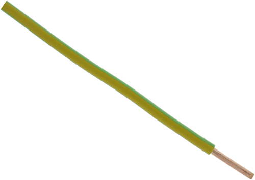 Q-link installatiedraad – vd – 6.0 mmⲠ– 2.5 m – geel – groen