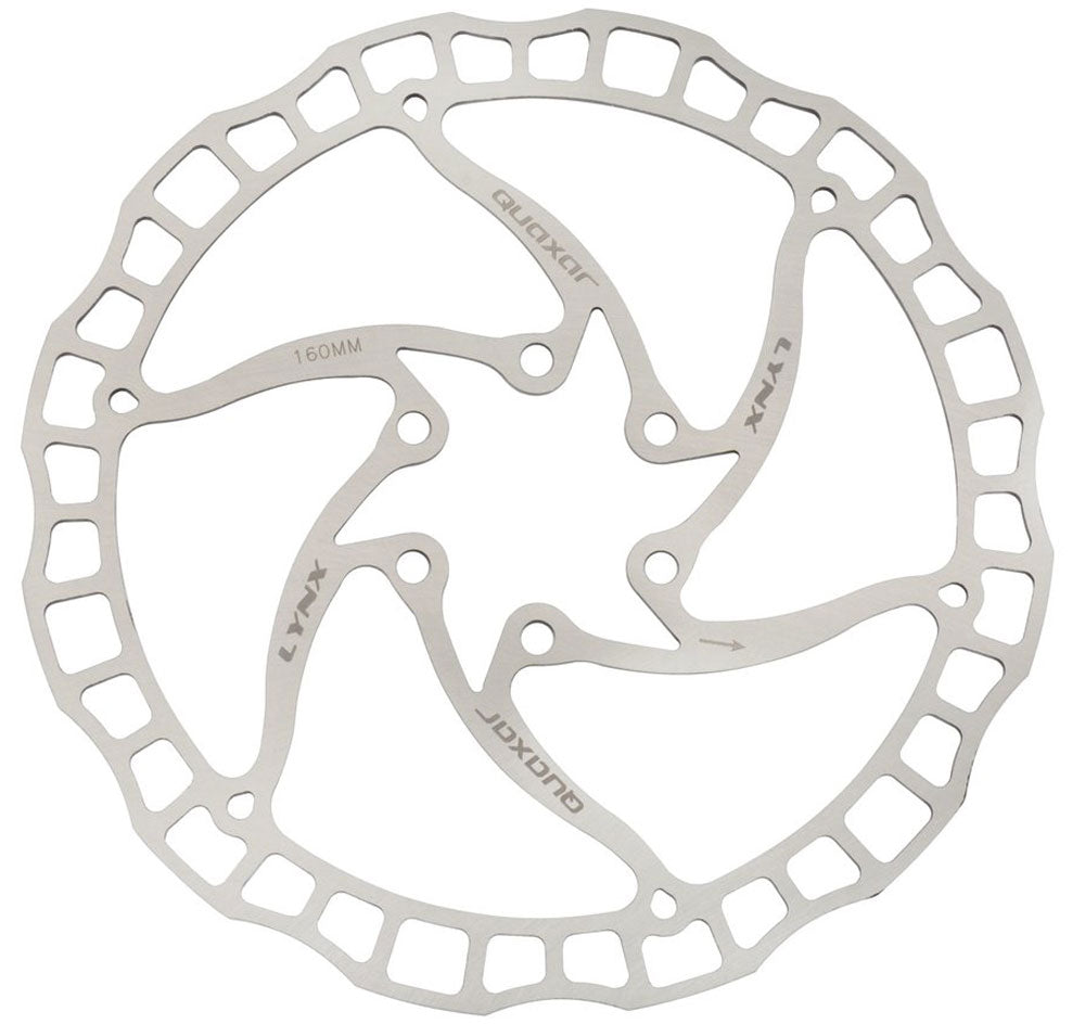 Quaxar lynx high performance 6-hole disc rotor | 160mm