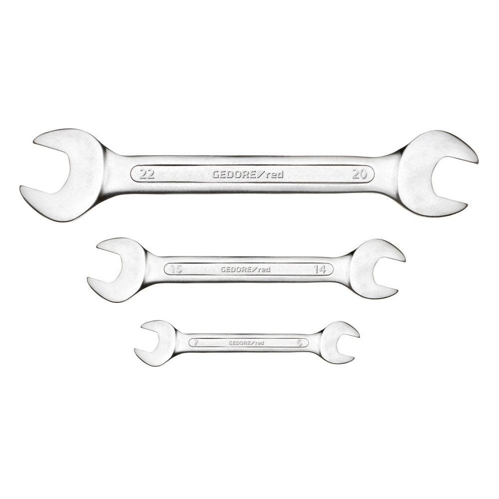 Gedore red r05105008 steeksleutelset sw6-22 lang metrisch 8-delig 3300959 - r05105008