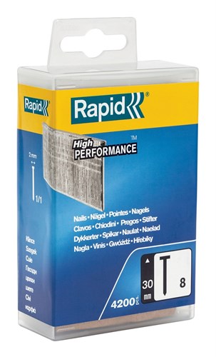 Rapid nr. 8 brads 30 mm, 4.200 stuks - 5000184 - 5000184
