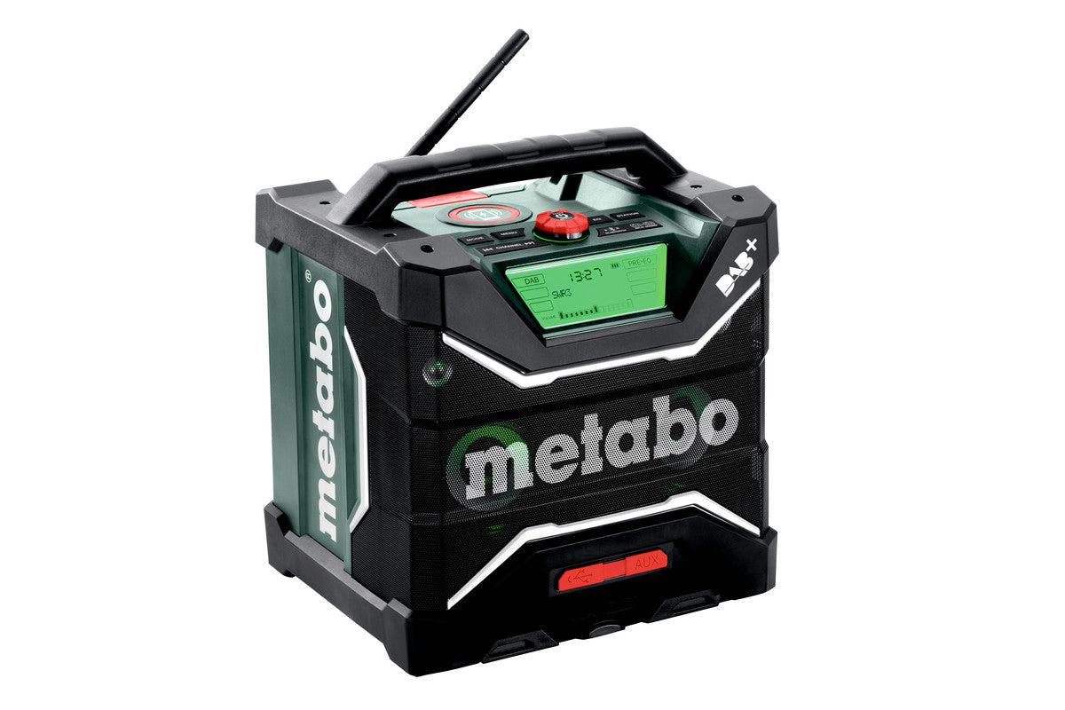 Metabo rc 12-18 32w bt dab+ accu bouwradio met laadfunctie en bluetooth 12-18v | excl. accu's en lader