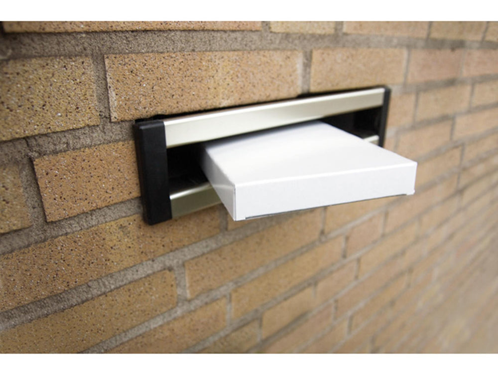 Kangaro raadhuis brievenbusdoos - 165x255x28mm - wit - 5 stuks - rd-351104-5