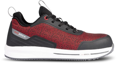 Redbrick motion spirit af s1ps esd | rood zwart | maat 46 - 8713458012076