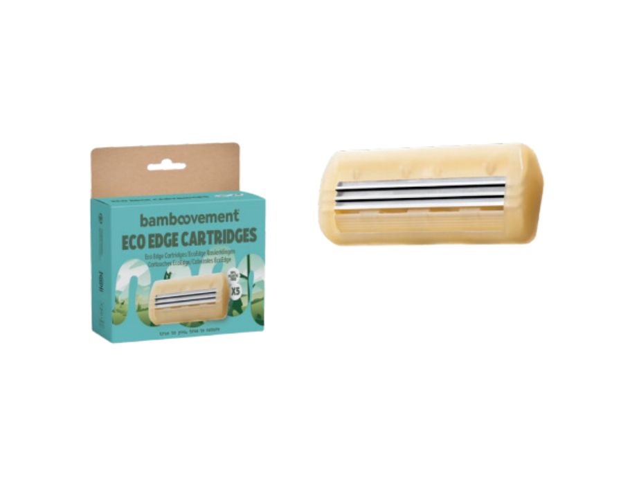 Bamboovement scheermesje refill - ecoedge - 5 stuks