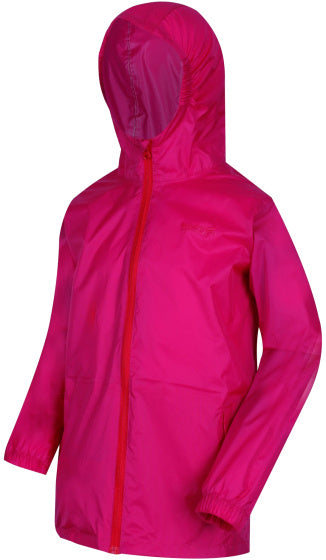 Regatta Pack It III regenjas meisjes roze maat 11-12 jaar