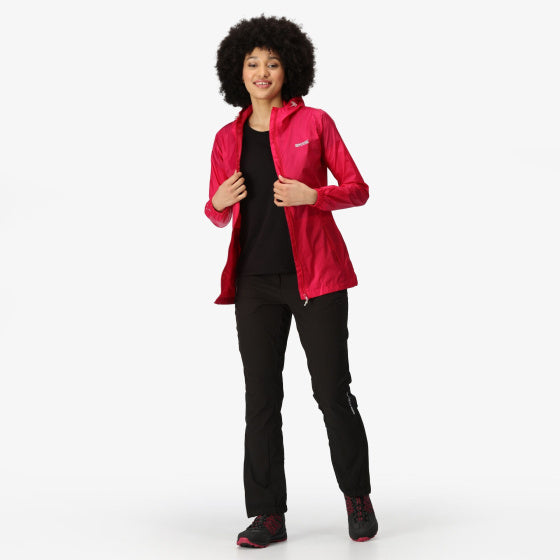 Pack it III shell jas dames roze maat L