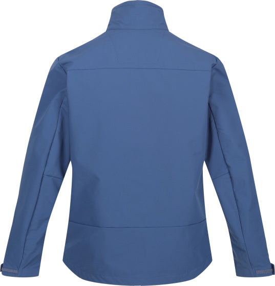 Overmoor softshelljas heren blauw maat XL