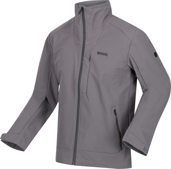 Regatta Overmoor softshelljas heren donkergrijs maat S