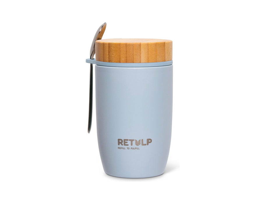 Retulp Lunchbeker Mok Premium Grijs 500 ml