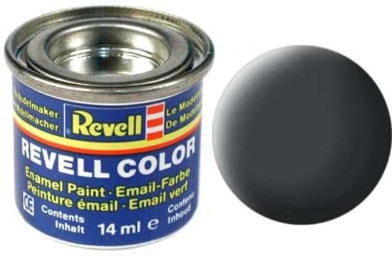Revell - modelbouwverf nr 77 stofgrijs mat
