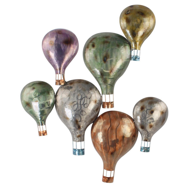 Cosydecor wanddecoratie luchtballonnen 83x99cm