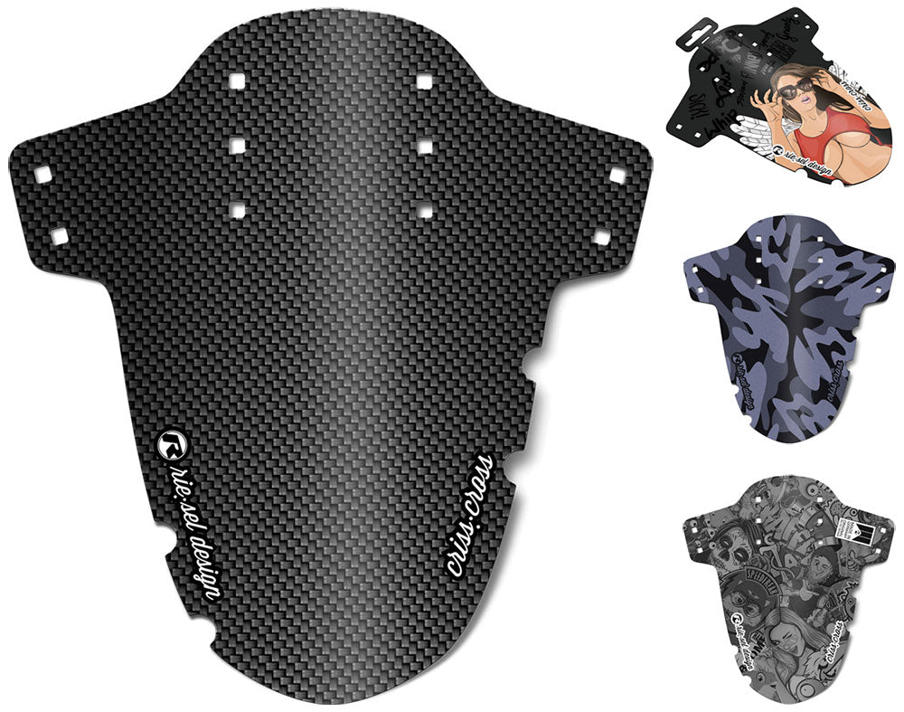 Rie:sel design criss:cross - cyclocross gravel mudguard | carbon