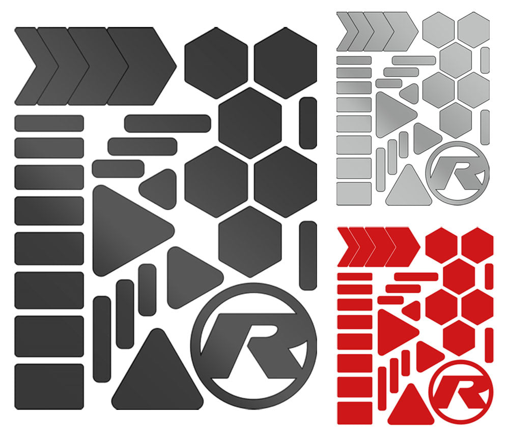 Rie:sel design re:flex city - reflective stickers | red