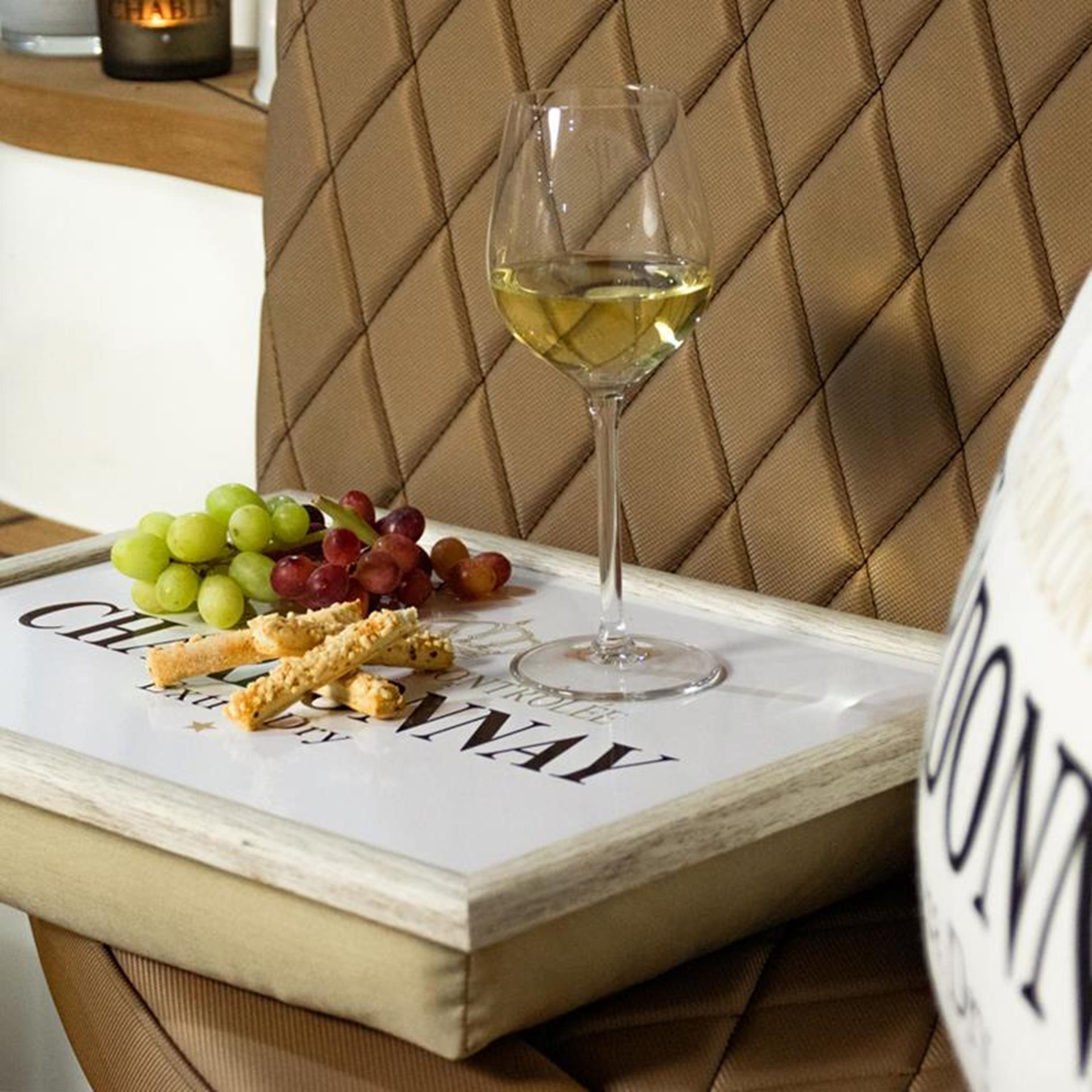 Mars more schootkussen chardonnay wit 43x33x9cm