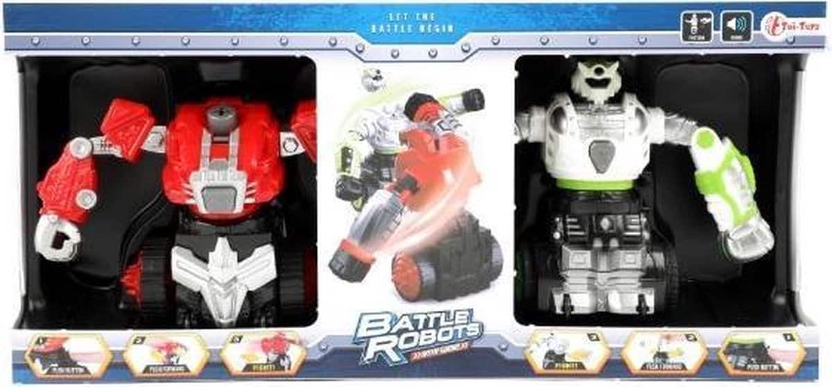 Toi-toys 2 robots laten de strijd beginnen