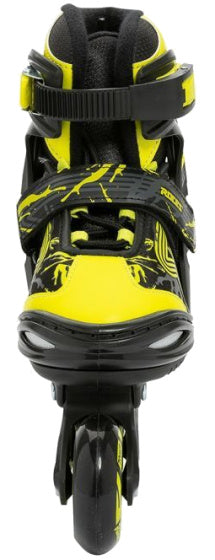 Inline skates Jokey 3.0 softboot 82A zwart geel maat 30-33