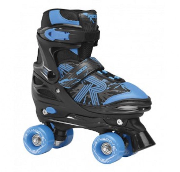 Quaddy 3.0 Rolschaatsen Jongens Zwart Blauw Maat 26-29
