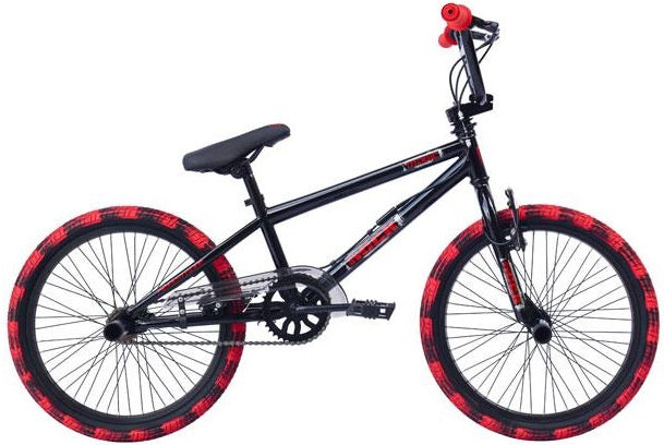 Freestyle 20 Inch 28 cm Junior V-Brakes Zwart Rood