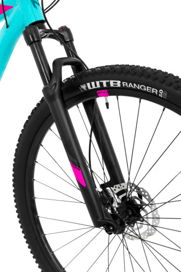 Rock machine catherine 10 29 inch xs unisex 14v hydraulische schijfrem turquoise