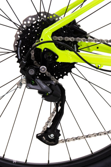 Rock machine torrent 20 29 inch xl unisex 18v hydraulische schijfrem geel