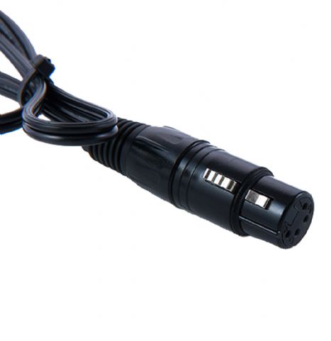 Rolux 4-pins XLR vrouwelijke stekker met mannelijke D-Tap RL-C3
