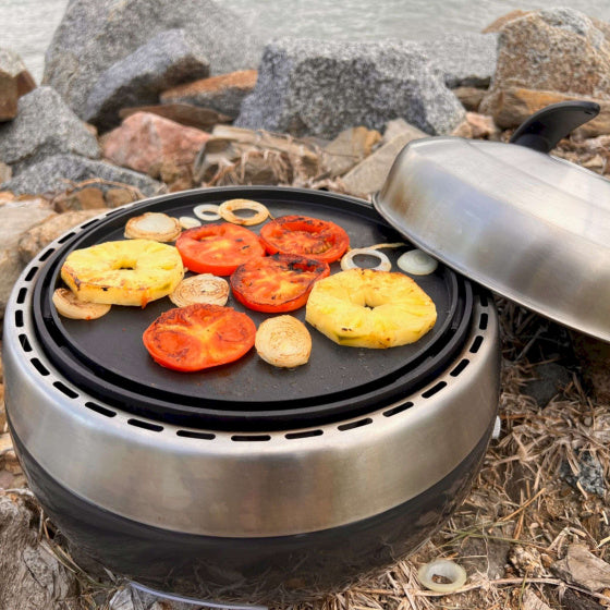 BBQ Aluminium Grillplaat Dubbelzijdig 29 x 29 cm