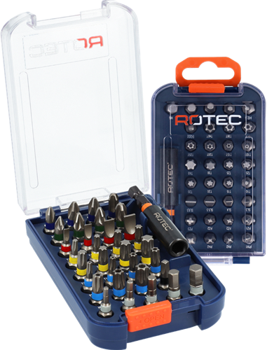Rotec bitset | 34-delig | opti-line | ph-pz-t-sl-h-tt-sqd + bithouder - 827.9205