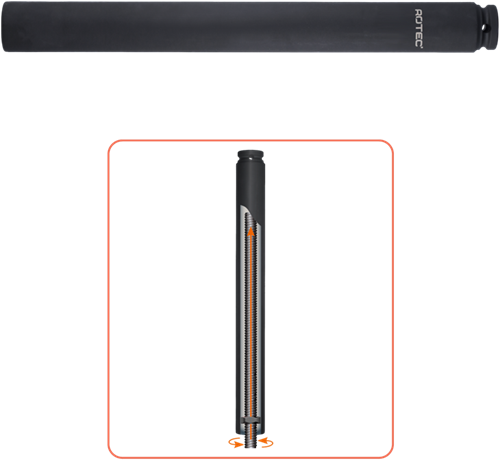 Rotec krachtdop | binnenvierkant 1 2 | extra diep | l=310 | sw 19 - 842.3019