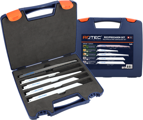 Rotec reciprozaagbladenset | 525 | 25-delig | hout en metaal - 525.9000