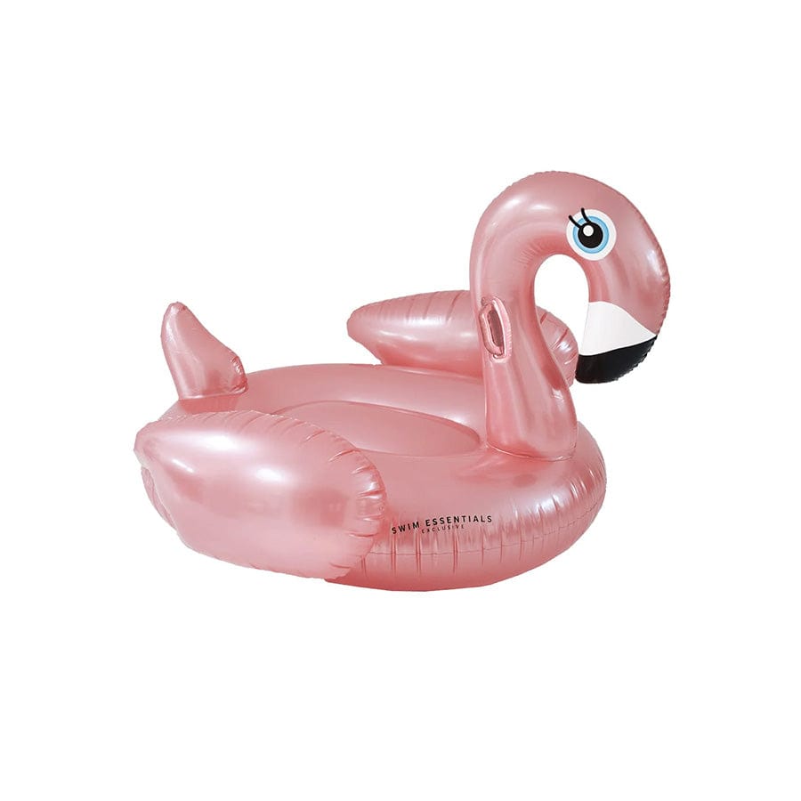 Droomlandschap | rosé goud opblaas flamingo xxl