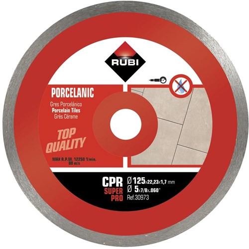 Rubi cpr 125 superpro diamantzaagblad | doorlopende diamant kroon - 30973