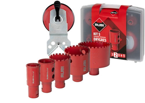 Rubi kit 5 drygres boren premium - 51937