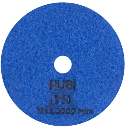 Rubi schuur- en polijstpad | ø100 mm | korrel
