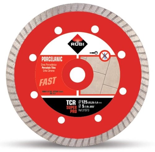 Rubi tcr 125 superpro turbo diamantzaagblad | doorlopende diamant kroon - 31973