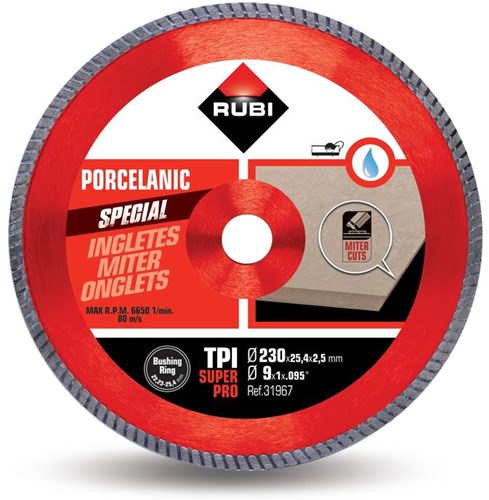 Rubi tpi 230 superpro diamantzaagblad 230mm - 31967