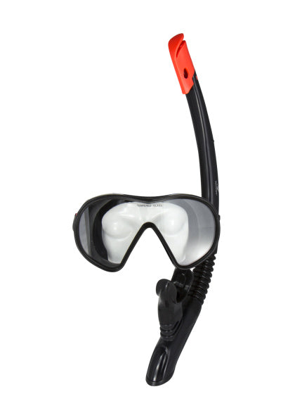Egmond III snorkelset senior zwart