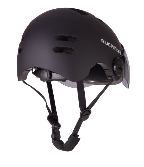 Rucanor Urban Sprint Fietshelm Verstelbaar Zwart Maat 55-58 cm (M)