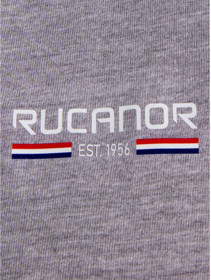 Raffi basic shirt ronde hals heren grijs maat M