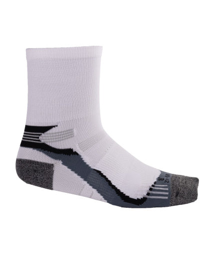 Rucanor Hardloopsokken lang 2-pack wit grijs maat 35-38