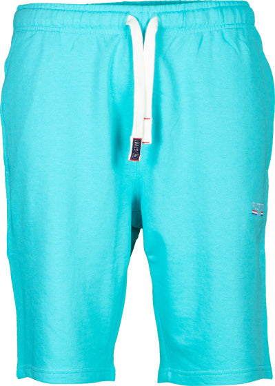 Shae sweatshort ongeborsteld heren aqua maat M