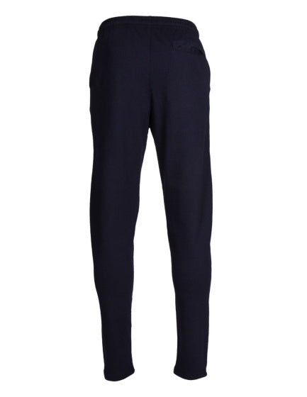 Zilverkleurige rechte joggingbroek heren donkerblauw maat M