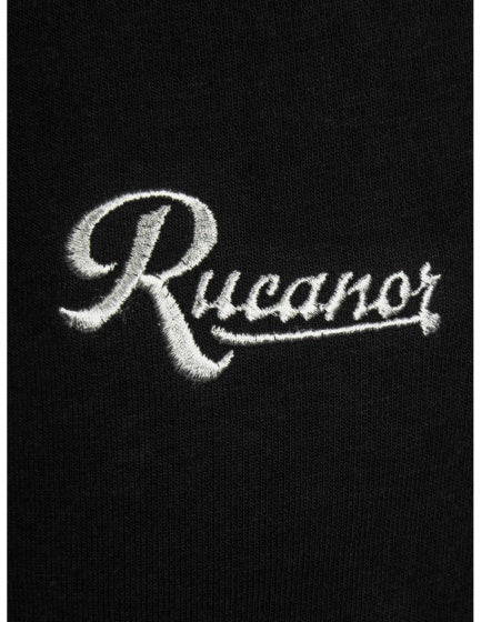 Zilverkleurige rechte joggingbroek heren zwart maat L