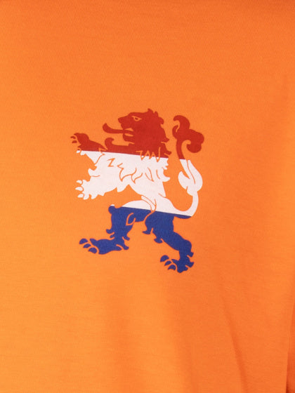 Voetbalshirt Korte Mouw Heren Oranje maat XXL