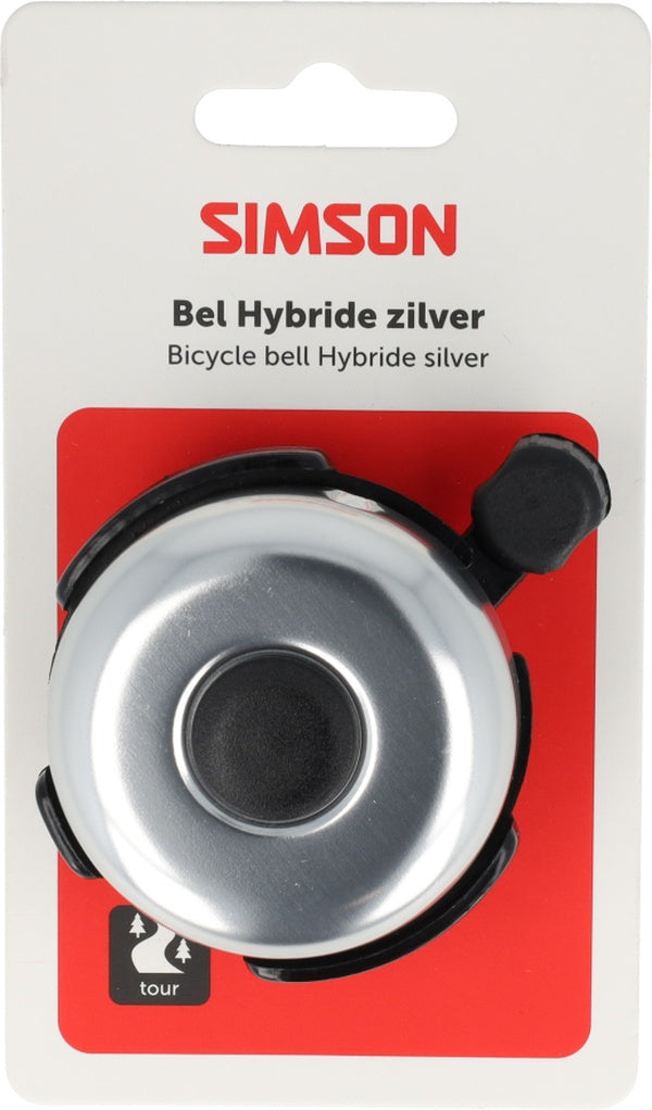 Simson bel hybride zilver