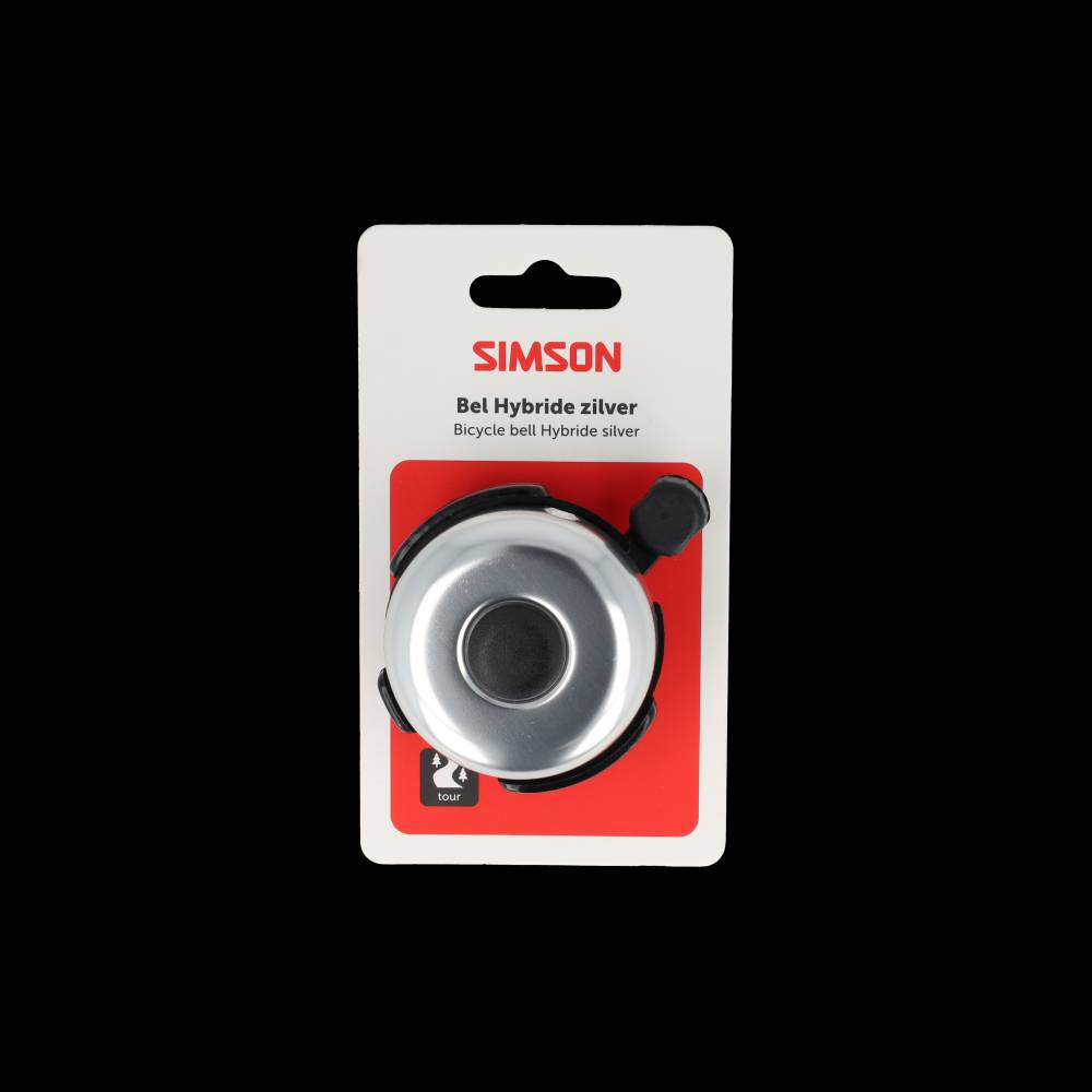 Simson bel hybride zilver