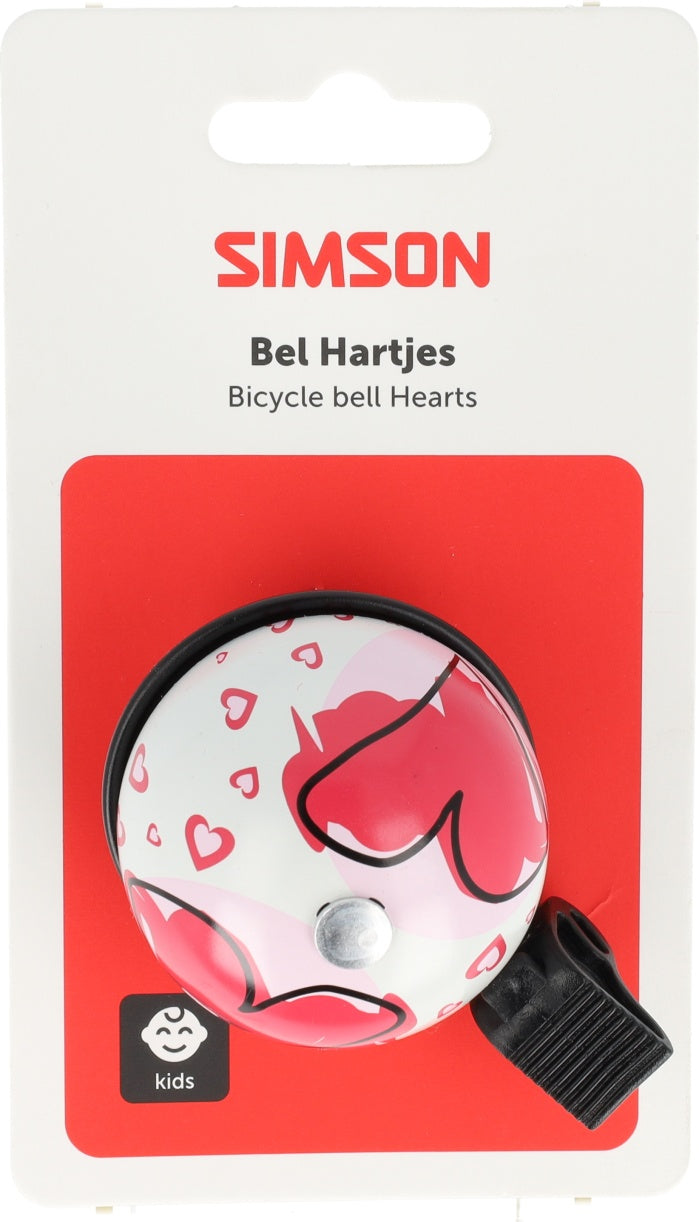 Simson fietsbel hartjes