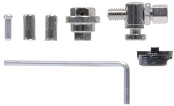 Simson Jeu de câbles de frein complet en acier inoxydable Shimano Rollerbrake noir