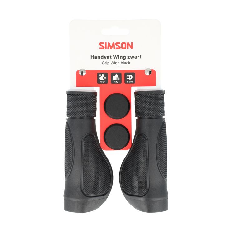 Simson handvatten wing zwart